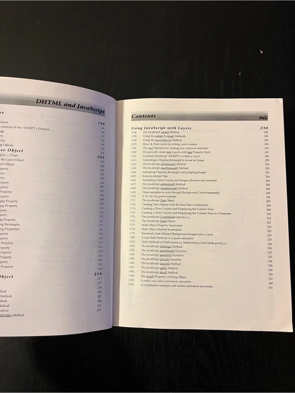 Prentice Hall DHTML & JavaScript Gilorien Book Vintage 1999 CD Included